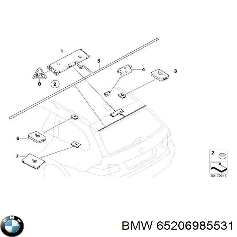 65206985531 BMW Reforçador do sinal de antena