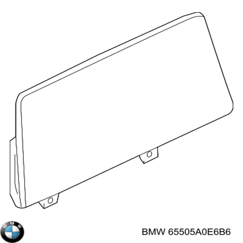 65505A0E6B6 BMW Mostrador multifuncional