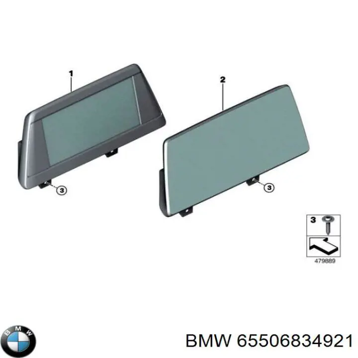 65506834921 BMW Mostrador multifuncional