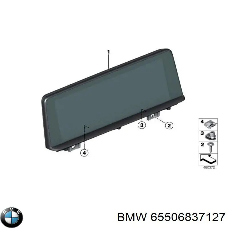 Mostrador multifuncional BMW 65506837127 preço, a partir de 427,34 USD