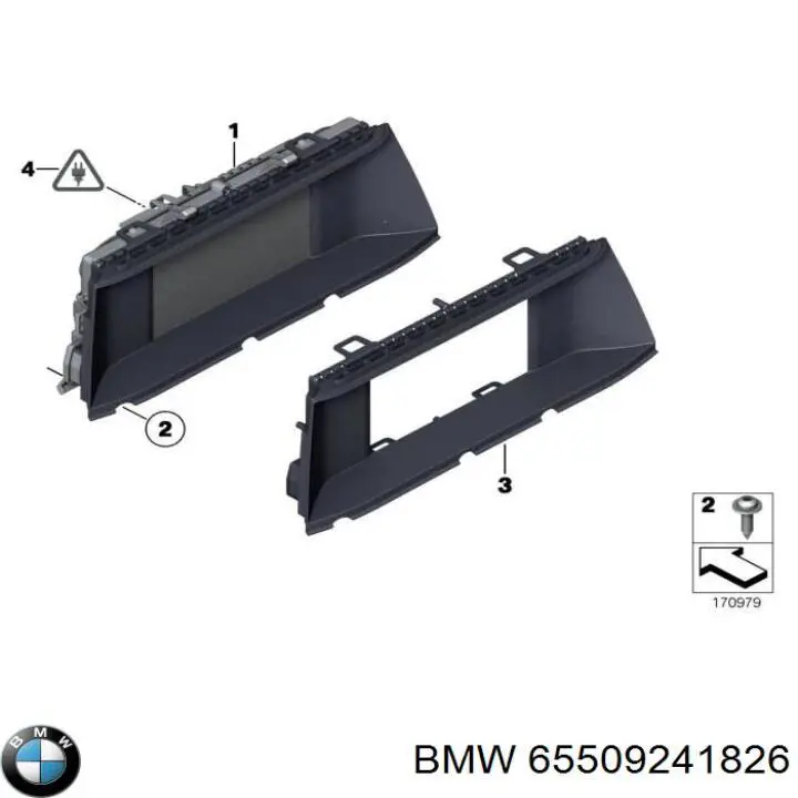 65509241826 BMW Mostrador multifuncional