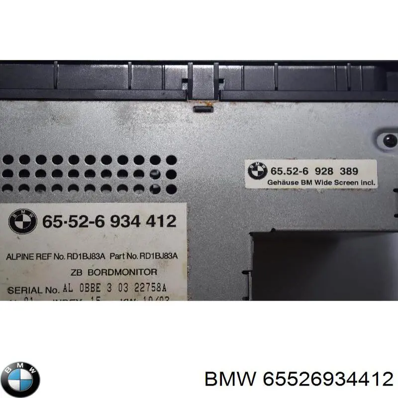  BMW 65526913387
