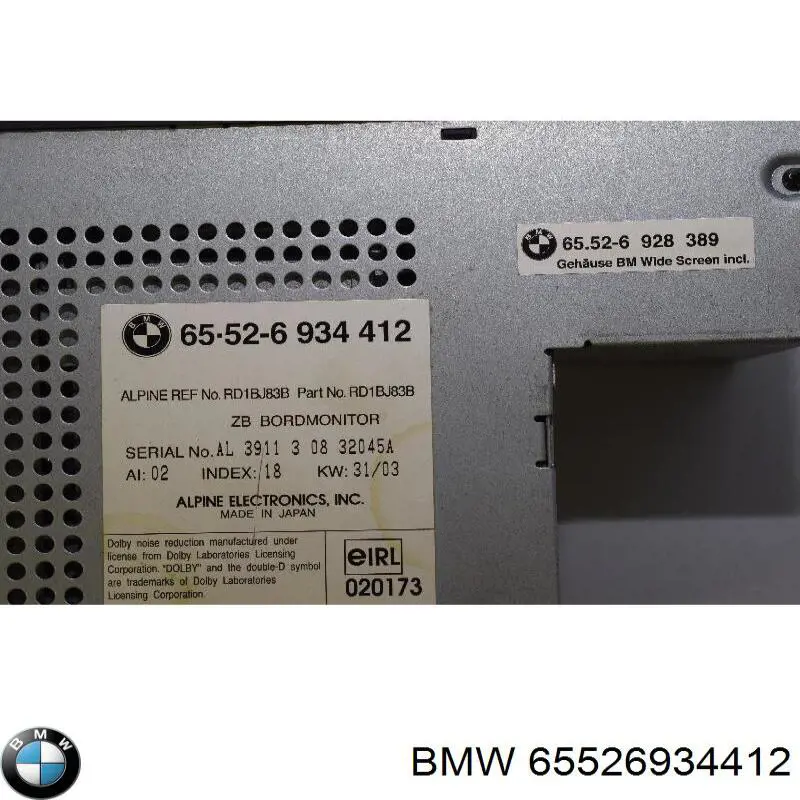  65526934412 BMW