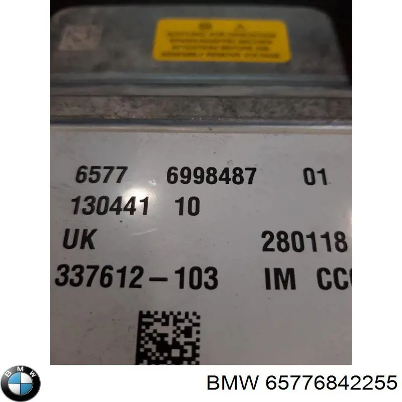 Módulo processador de controlo da bolsa de ar (Centralina eletrônica AIRBAG) BMW 65776837162 preço, a partir de 261,31 USD