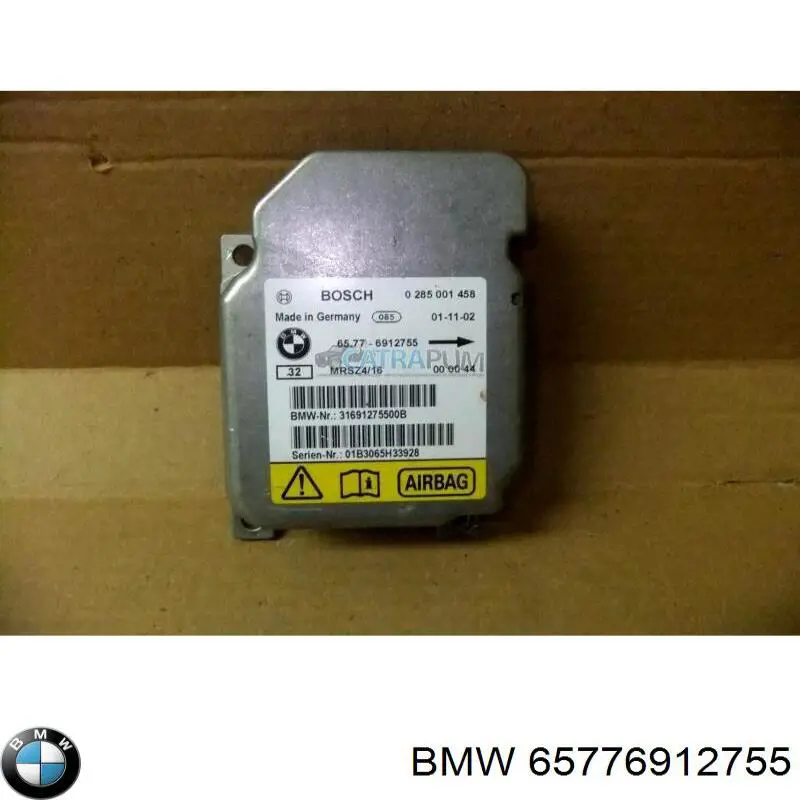 Compre 6933238 BMW Módulo processador de controlo da bolsa de ar (Centralina eletrônica AIRBAG)