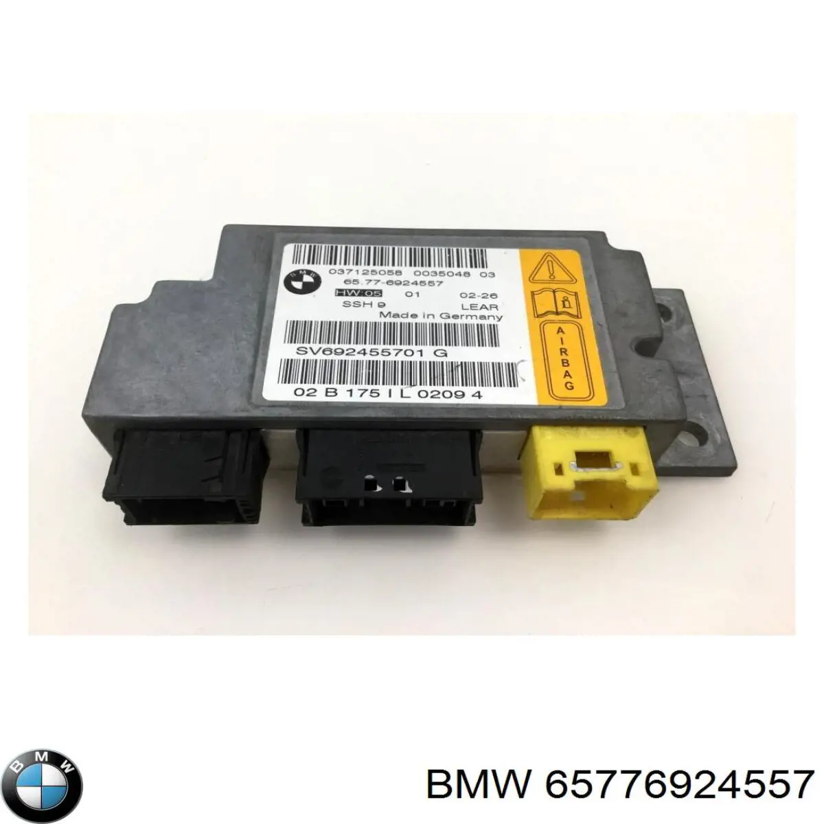 65776929558 BMW Módulo processador de controlo da bolsa de ar (Centralina eletrônica AIRBAG)