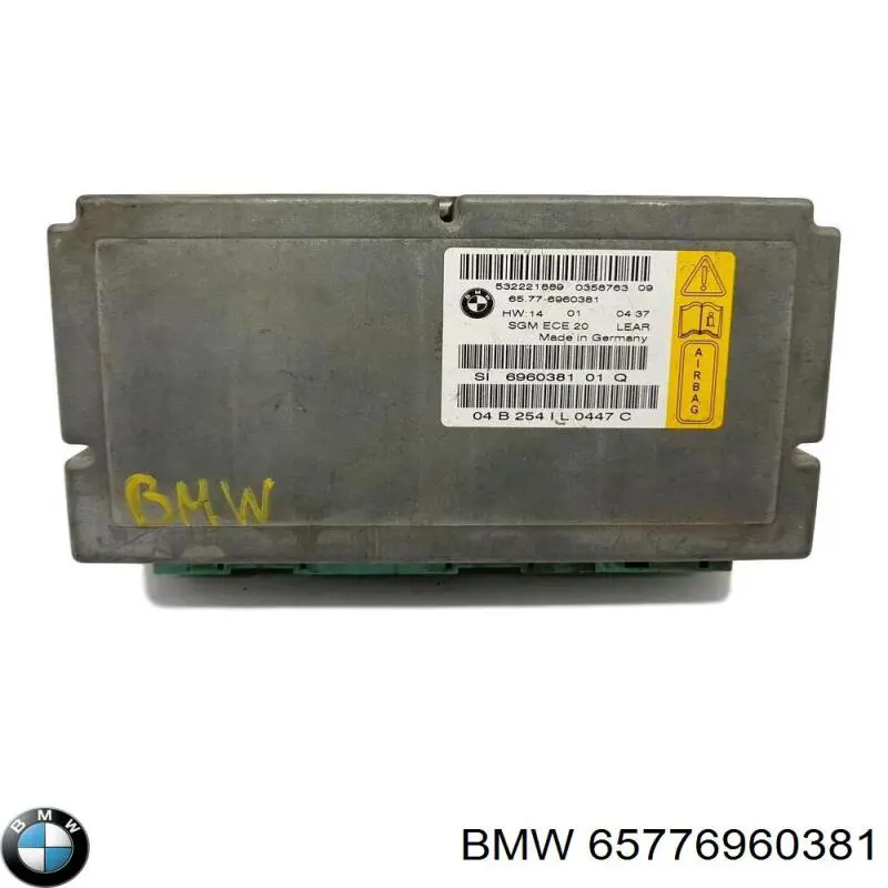 Módulo processador de controlo da bolsa de ar (Centralina eletrônica AIRBAG) BMW 65776938930 preço, a partir de 119,18 USD