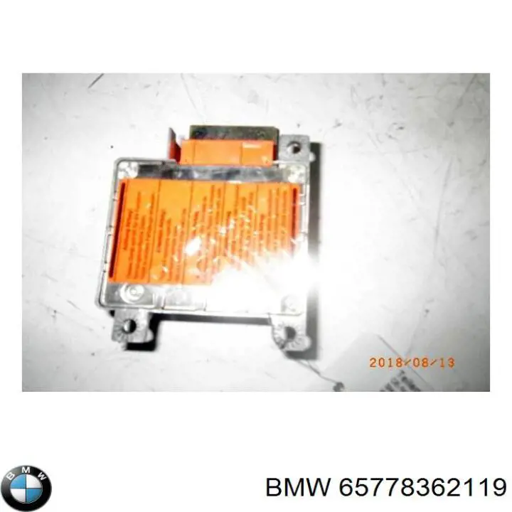 65778362119 BMW Módulo processador de controlo da bolsa de ar (Centralina eletrônica AIRBAG)