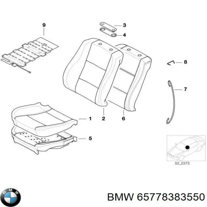  BMW 65778383550 preço, a partir de 237,56 USD