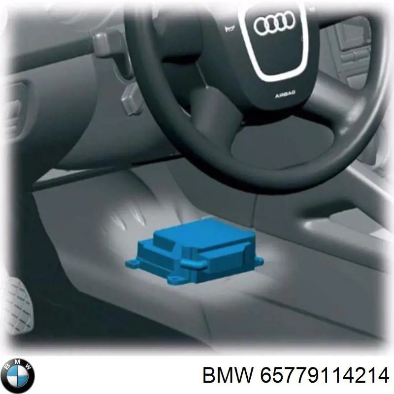 65779114214 BMW Módulo processador de controlo da bolsa de ar (Centralina eletrônica AIRBAG)