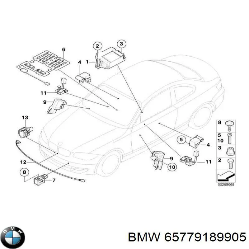 Módulo processador de controlo da bolsa de ar (Centralina eletrônica AIRBAG) BMW 65779189905 preço, a partir de 161,74 USD