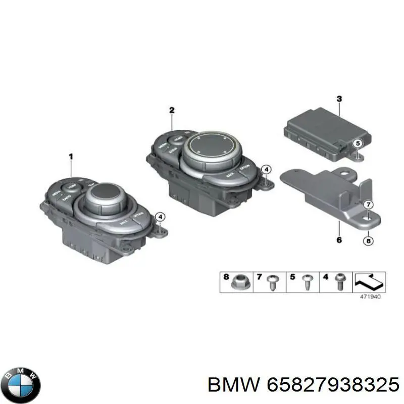 Compre 65827938325 BMW Unidade de controlo multimídia