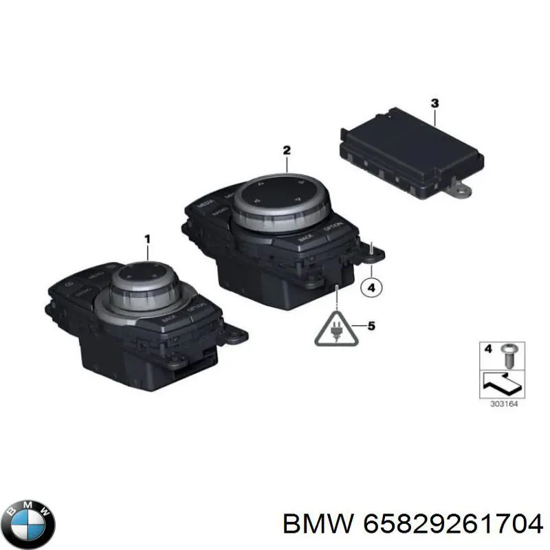65829261704 BMW Unidade de controlo multimídia