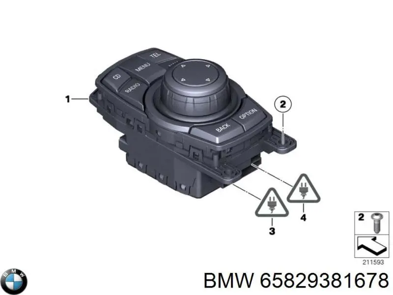 Unidade de controlo multimídia BMW 65829381678 preço, a partir de 98,75 USD