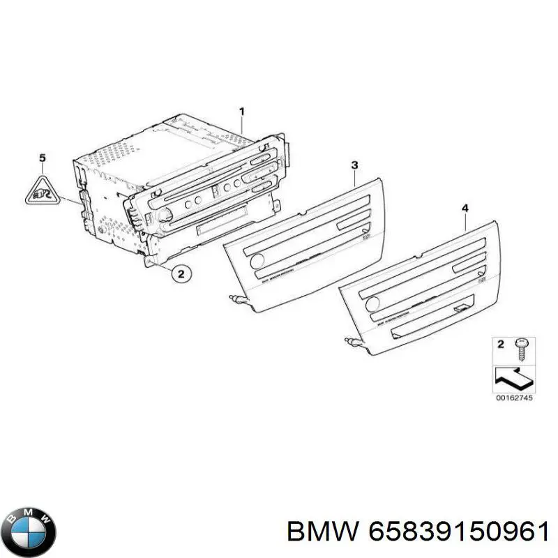 65839150961 BMW Aparelhagem de som (rádio AM/FM)