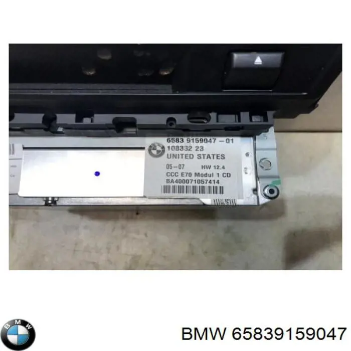 Aparelhagem de som (rádio AM/FM) BMW 65839170732 preço, a partir de 493,74 USD