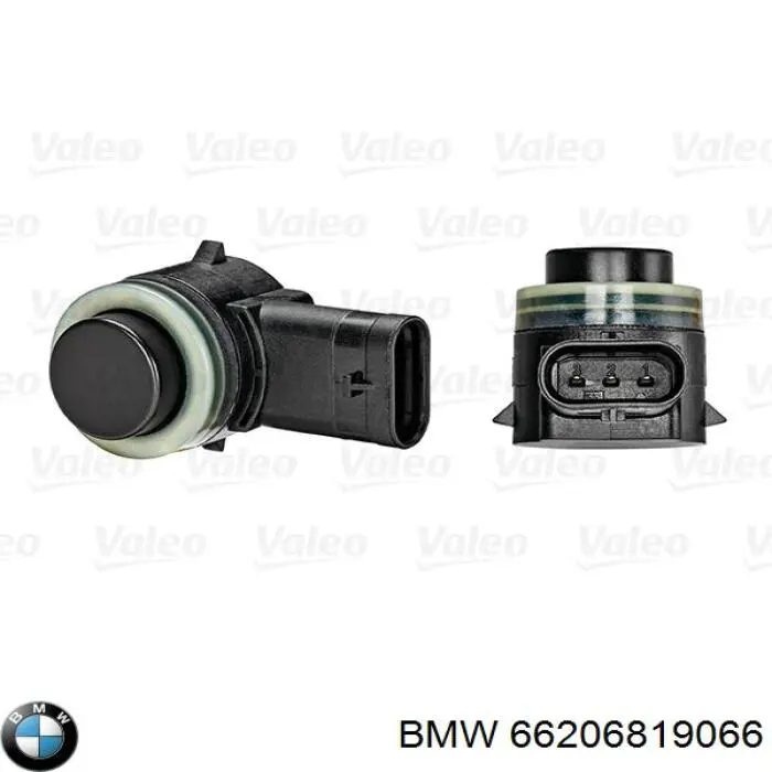 Compre 66206819066 BMW Sensor de sinalização de estacionamento (sensor de estacionamento) dianteiro/traseiro central