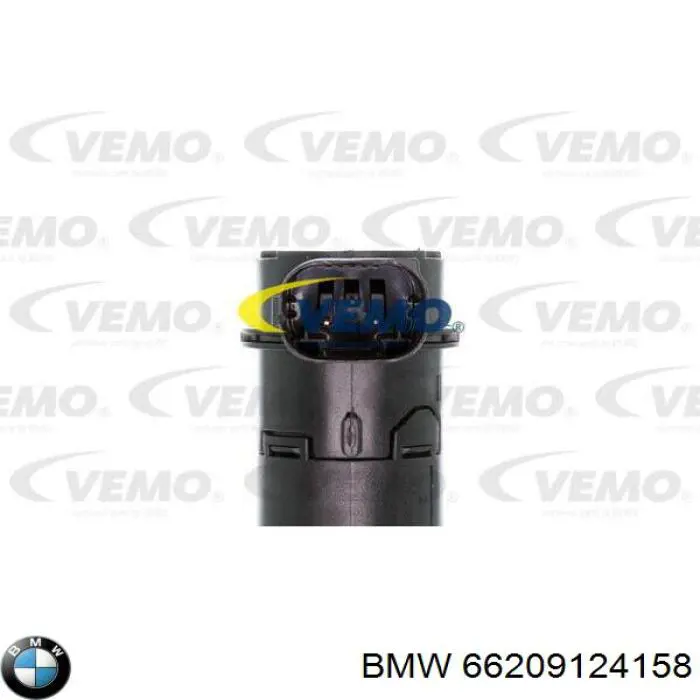 Compre 66209124158 BMW Sensor de sinalização de estacionamento (sensor de estacionamento) dianteiro/traseiro central
