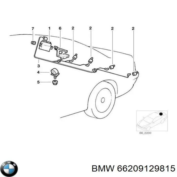 Módulo de direção (Centralina eletrônica) de sensor de estacionamento BMW 66209129815 preço, a partir de 51,08 USD