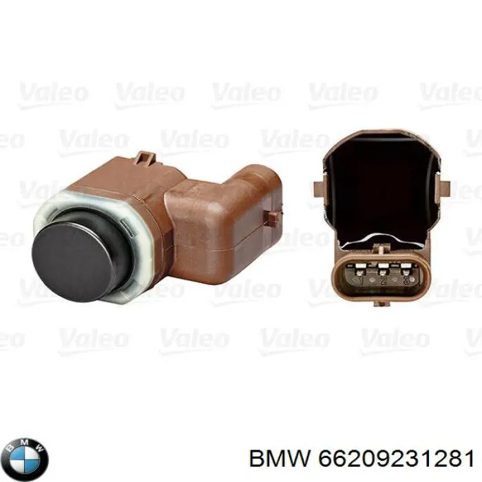 Sensor dianteiro de sinalização de estacionamento (sensor de estacionamento) BMW 66209231281 preço, a partir de 44,27 USD