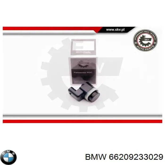 66209233029 BMW Sensor dianteiro de sinalização de estacionamento (sensor de estacionamento)