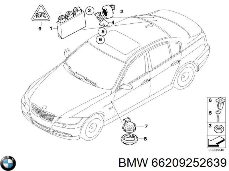 Módulo de direção (Centralina eletrônica) de sensor de estacionamento BMW 6974021 preço, a partir de 87,65 USD