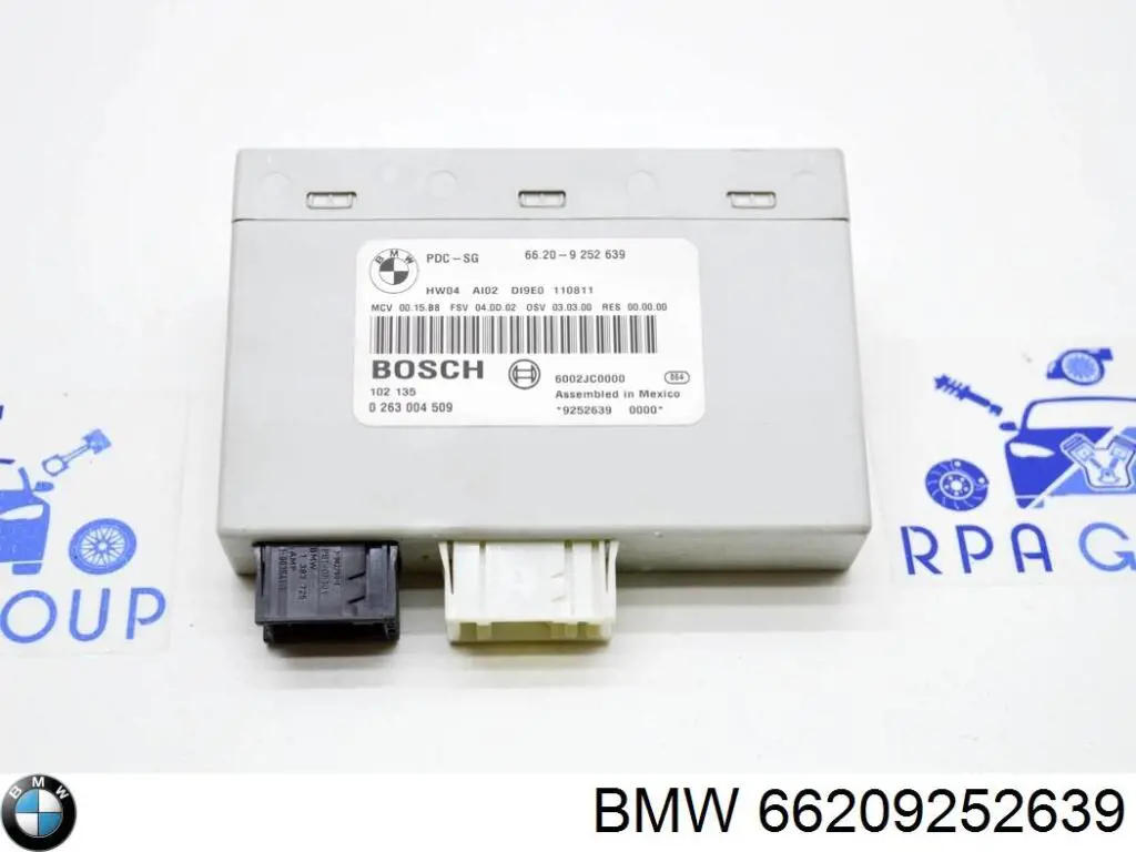 Módulo de direção (Centralina eletrônica) de sensor de estacionamento BMW 66209252639 preço, a partir de 87,65 USD