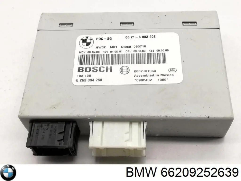 Módulo de direção (Centralina eletrônica) de sensor de estacionamento 6974021 BMW