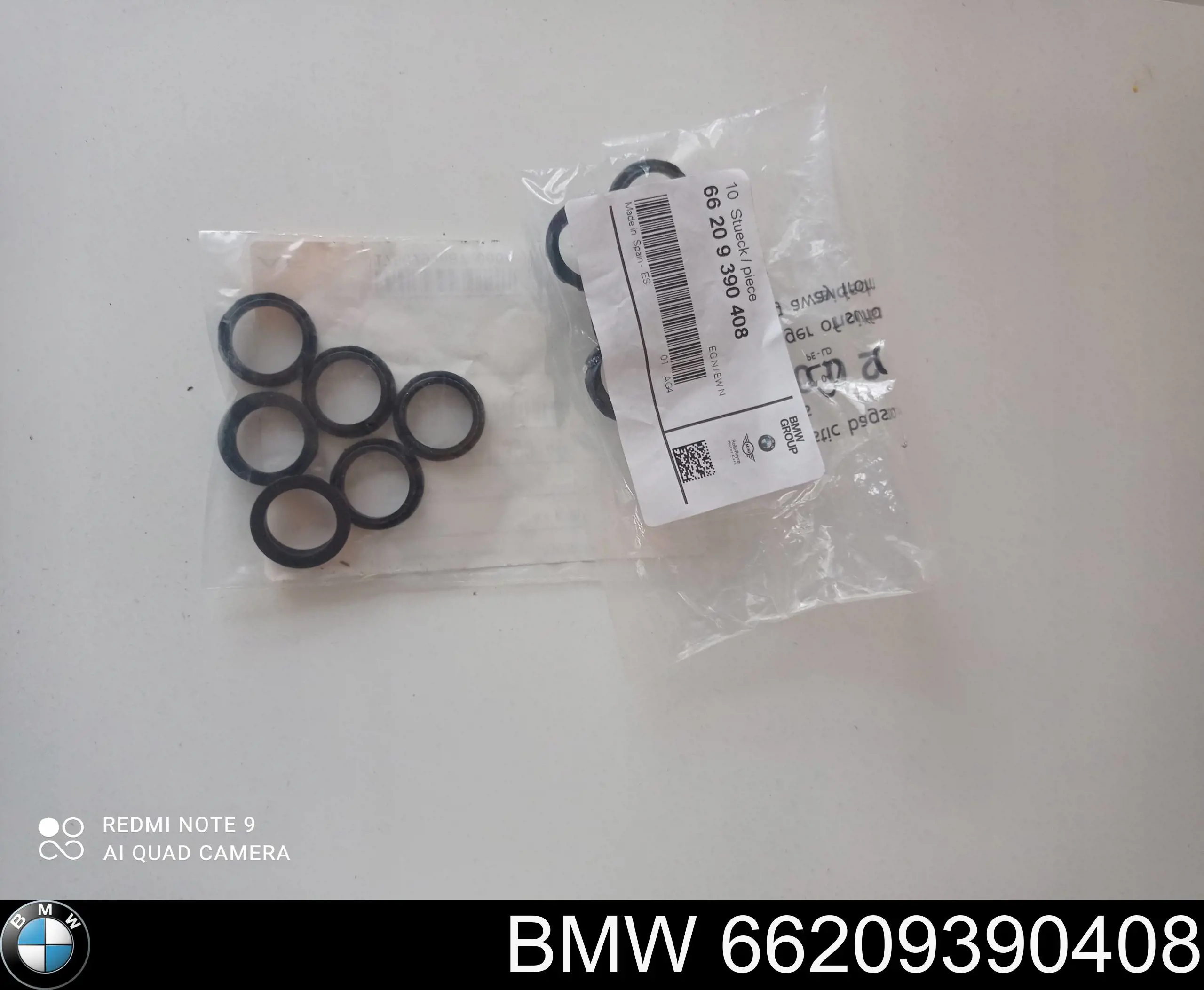 66209390408 BMW Consola dianteira lateral de sensor de estacionamento
