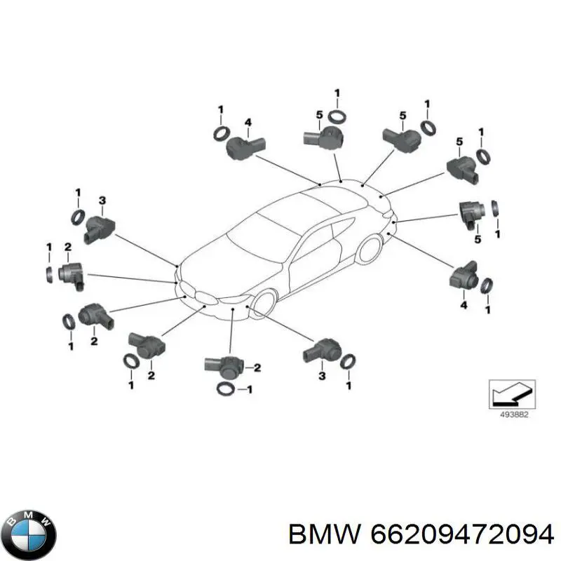  BMW 66209826951 preço, a partir de 286,10 USD