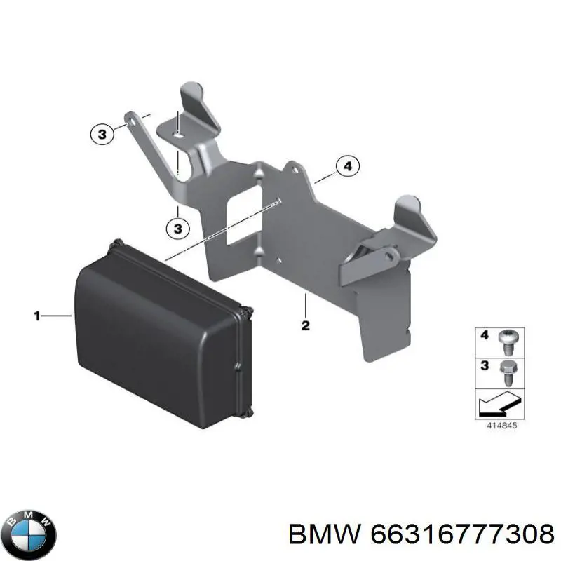 Compre 66316777308 BMW Cápsula (prendedor) de fixação do forro do pára-choque do pára-lama dianteiro