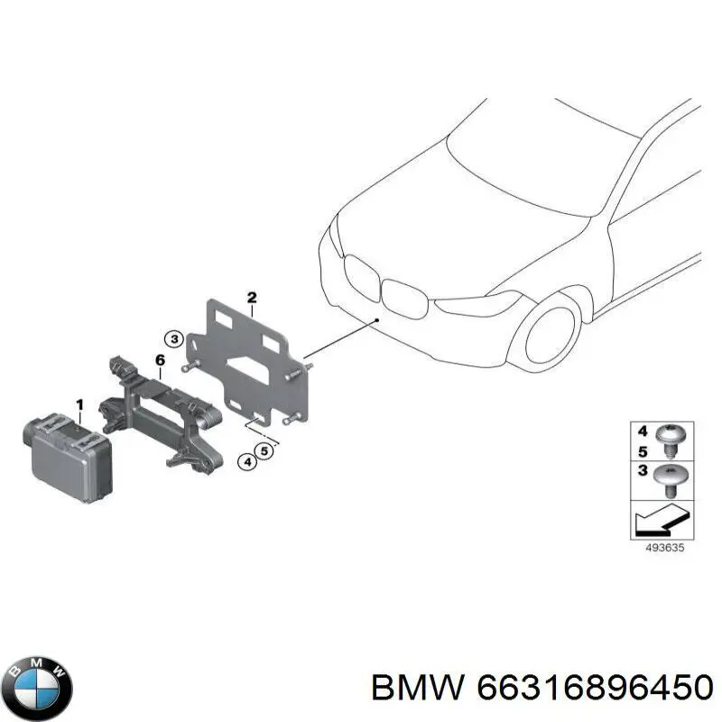 Compre 66315A30C93 BMW 