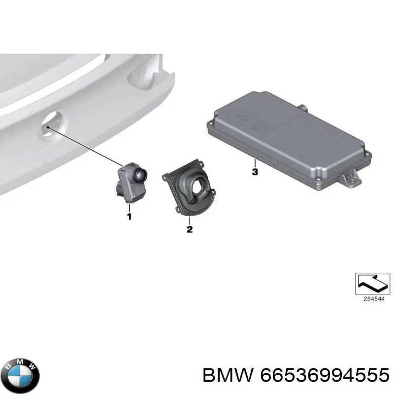 Compre 66539267915 BMW Módulo de direção da câmara
