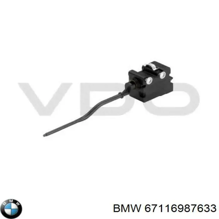 67116987633 BMW Fecho de abertura do alcapão do tanque de combustível