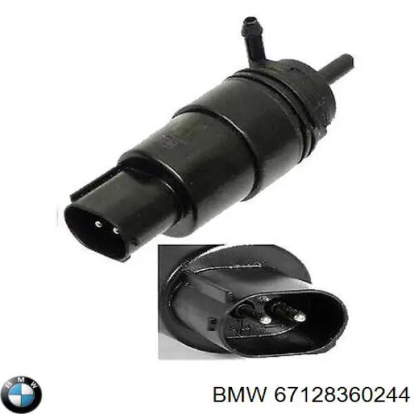 Bomba de motor de fluido para lavador de vidro dianteiro BMW 67128360244 preço, a partir de 12,18 USD
