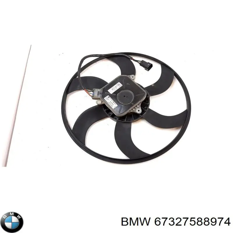 Difusor do radiador de esfriamento, montado com motor e roda de aletas BMW 67327588974 preço, a partir de 119,23 USD