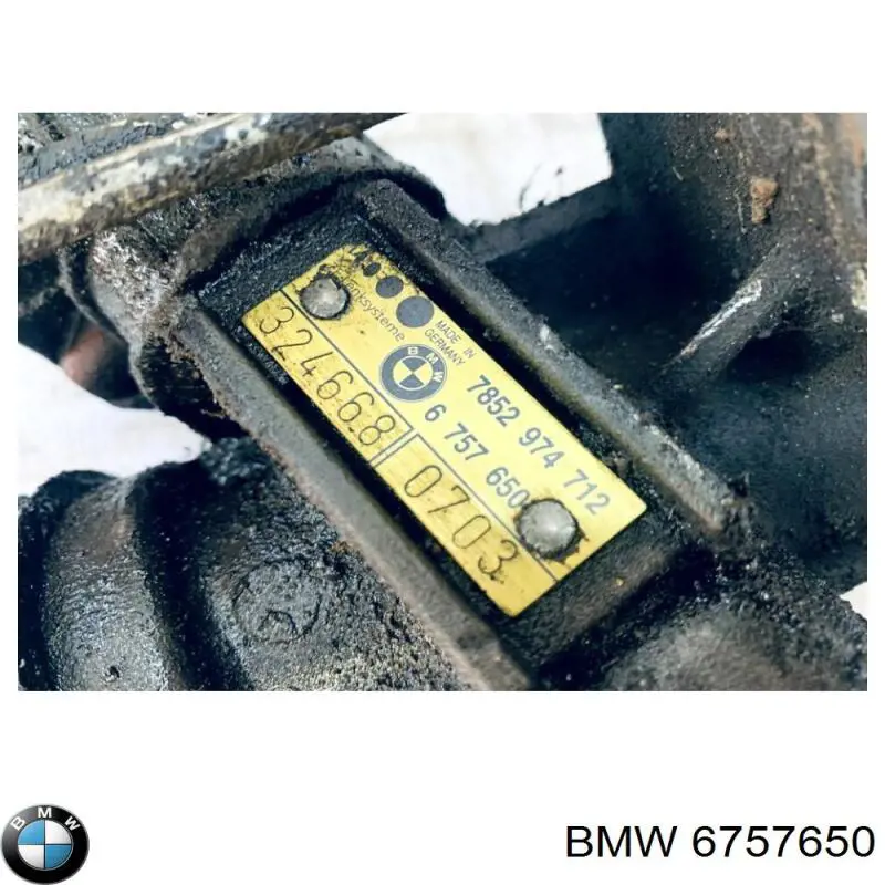 6757650 BMW Cremalheira da direção