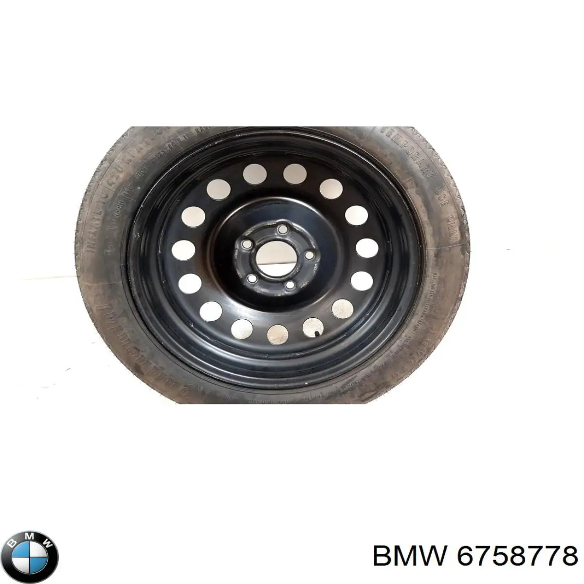 Discos de roda de aço (estampados) 6758778 BMW
