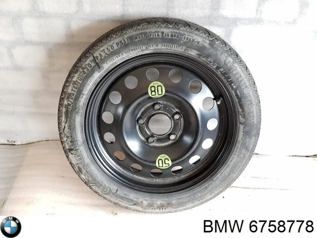 6758778 BMW Discos de roda de aço (estampados)