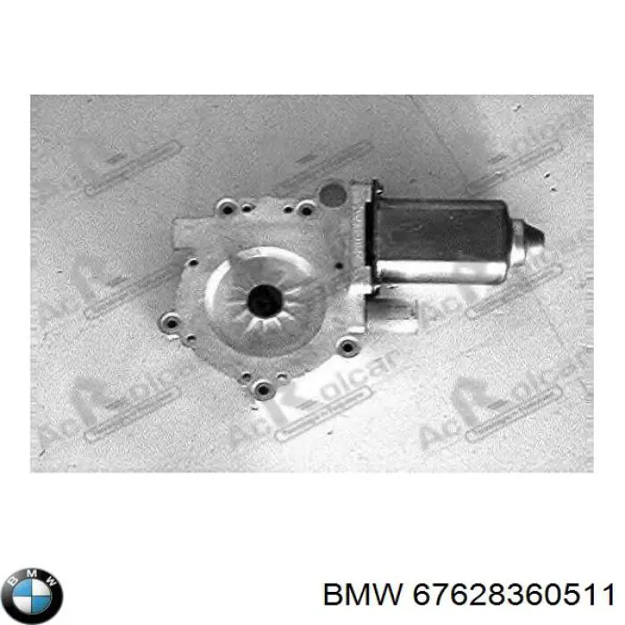 Compre 67628360511 BMW Motor de acionamento de vidro da porta dianteira esquerda