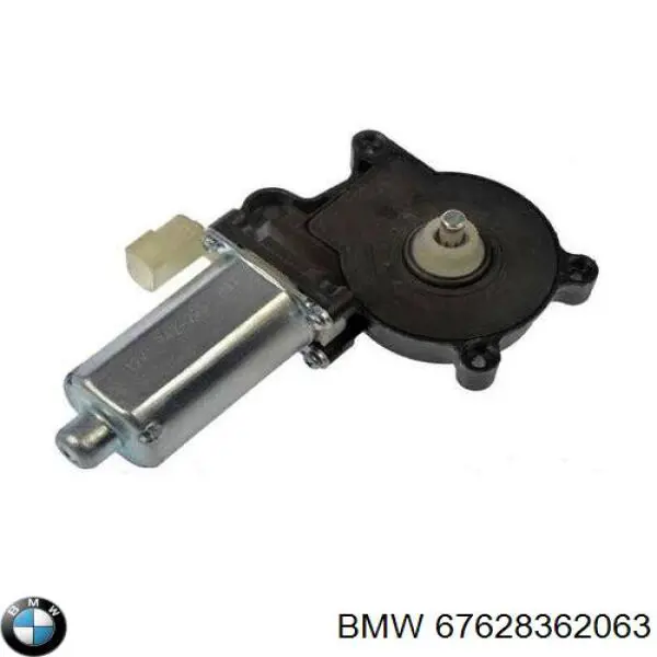 Compre 676283620640 BMW Motor de acionamento de vidro da porta traseira esquerda