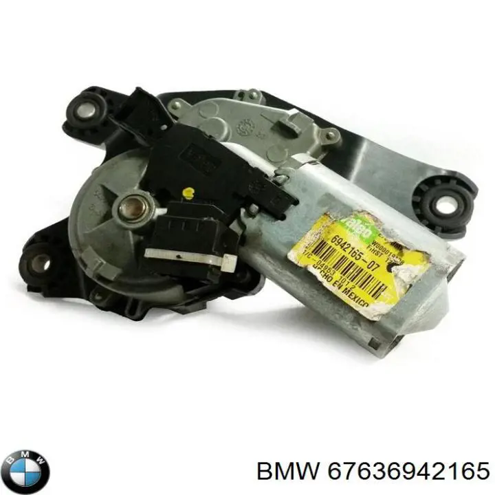 67636942165 BMW Motor de limpador pára-brisas de vidro traseiro