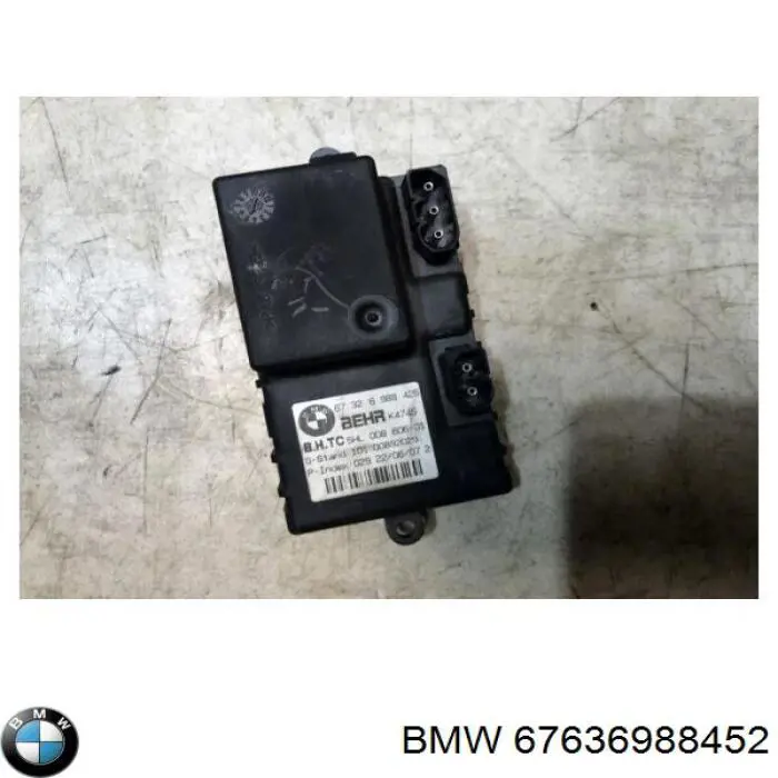 Resistor (resistência) de ventilador de forno (de aquecedor de salão) BMW 67636988452 preço, a partir de 89,52 USD
