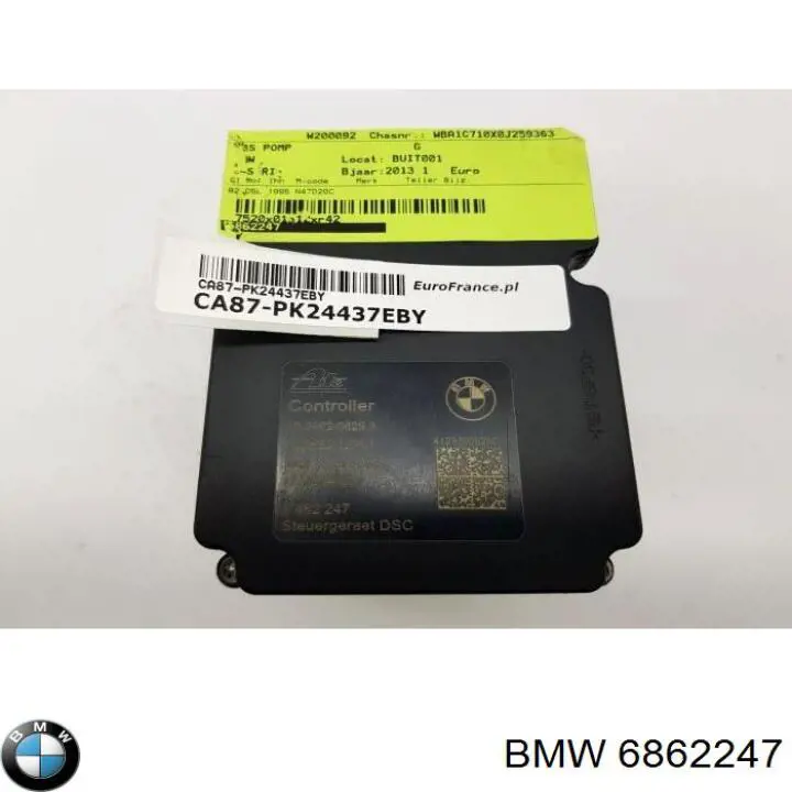 Unidade hidráulico de controlo ABS BMW 6862247