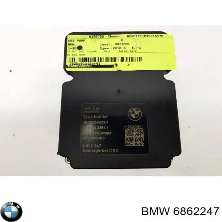 Unidade hidráulico de controlo ABS 6862247 BMW