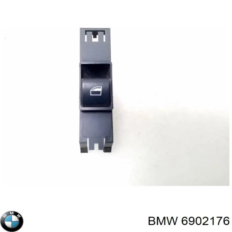 61316902176 BMW Unidade de botões dianteira direita de controlo de elevador de vidro