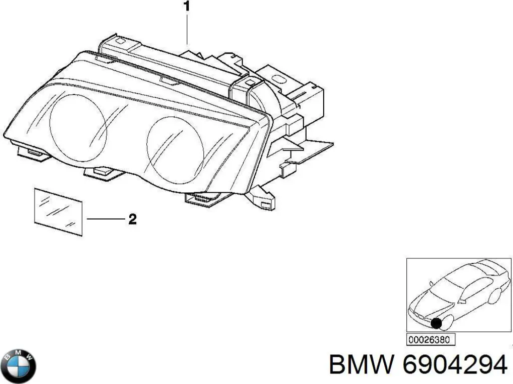Compre 6904294 BMW Luz direita