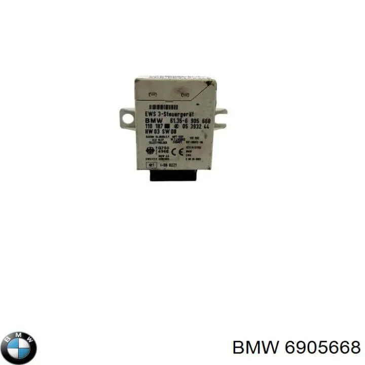Módulo de direção (Centralina eletrônica) de imobilizador 6905668 BMW