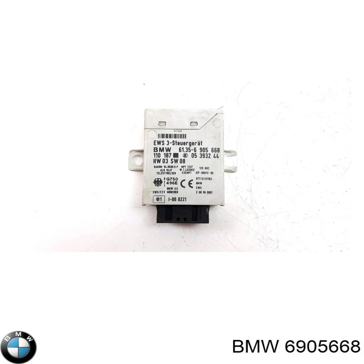 Módulo de direção (Centralina eletrônica) de imobilizador BMW 6905668
