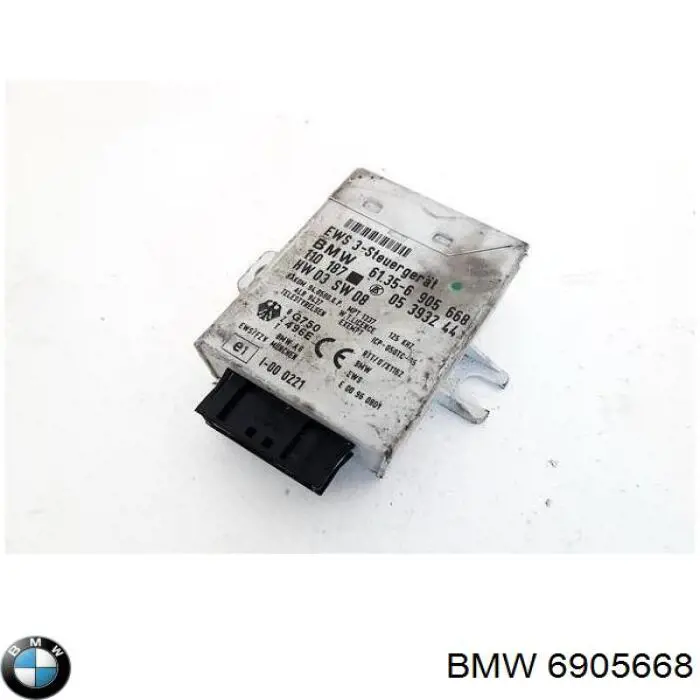 6905668 BMW Módulo de direção (Centralina eletrônica) de imobilizador